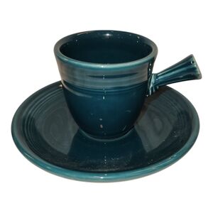 Fiesta® Stick Handle A/D Demitasse Cup & Saucer in JUNIPER